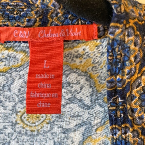 C&V PATTERNED CARDIGAN - Picture 3 of 6